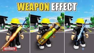 NEW WEAPON WITH EFFECT In Brookhaven WId  Roblox Part 3 [upl. by Norga906]