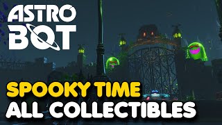 Astro Bot  Spooky Time 100 Walkthrough All Bots amp Puzzle Pieces [upl. by Atilem]