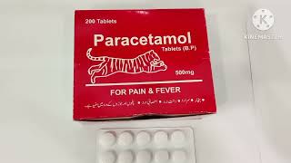 Paracetamol 500mg Tablet UsesParacetamol Tablet 500mgParacetamol PharmacologyParacetamol toxicity [upl. by Lorenzo189]