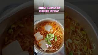 180  Dapur FKN  Nongshim Shin Ramyun Super Spicy shinramen ramen ramennoodles superspicy [upl. by Cromwell]