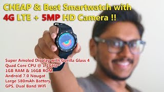 Cheap Android Smartwatch with 4G LTE amp 5MP HD Camera [upl. by Leilani]