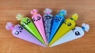 Mixing Colors with Piping Bags Slime  Satisfying ASMR Video  Part 397 [upl. by Saxela113]