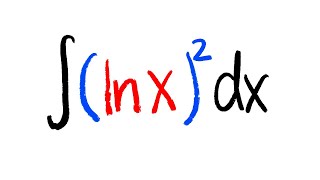 calculus 2 integral of lnx2 via integration by parts [upl. by Llennhoj]