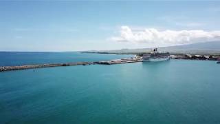 Drone Footage in Kahului Harbor Maui Hawai’i [upl. by Luapnaej403]