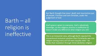 Christianity migration and pluralism Part 2 Exclusivism inclusivism and pluralism AQA A level RS [upl. by Ecinereb]