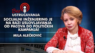 Mila Alečković  Socijalni inženjering je na bazi uslovljavanja od pacova do političkih kampanja [upl. by Reste291]