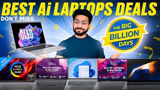 Top Laptop Offers in Flipkart Big Billion Days 2024 – Thin Light amp AIPowered Laptops  🤩 [upl. by Banyaz]