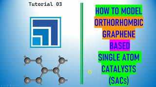 How to Model Orthorhombic Graphene Based Single Atom Catalysts [upl. by Ecinrev]