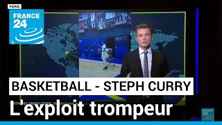 Lexploit trompeur du basketteur américain Stephen Curry • FRANCE 24 [upl. by Fakieh]