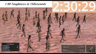 The Best Kenshi Toughness Guide 190 in 150 seconds [upl. by Arretahs794]