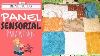 PANEL SENSORIAL PARA NIÑOS  BENEFICIOS DEL METODO MONTESSORI [upl. by Hartill]