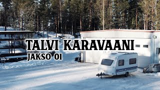 Talvi Karavaani  Renkaanvaihto ja Leville [upl. by Enitsenre]