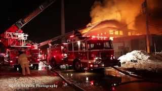 ShapPhoto Cicero IL massive warehouse fire 12114 [upl. by Evonne420]