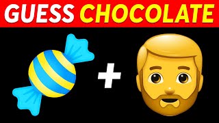 🍫 Guess The Chocolate By Emoji 🍫  Emoji Quiz [upl. by Elysha]