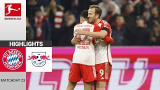 Bayern München  RB Leipzig  21  Zusammenfassung  Bundesliga 202324  bayern leipzig [upl. by Lajib]