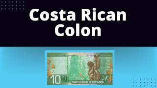 How to Say Costa Rican Colon in American accent [upl. by Dolores]