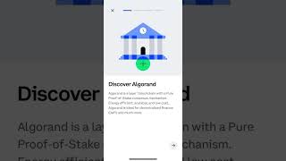 Coinbase Algorand ALGO quiz answers 20💵💵💵  Discover Algorand [upl. by Hallutama]