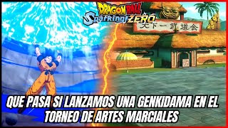 Que pasa si Lanzamos una Genkidama en el Torneo de Artes Marciales DRAGON BALL SPARKING ZERO [upl. by Anod]