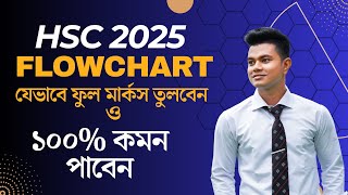 HSC 2025 Flowchart যেভাবে ফুল মার্কস তুলবেন ও 100 কমন পাবেন। [upl. by Lamp]