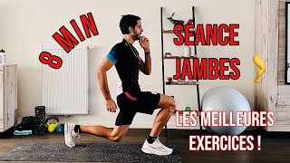 SÉANCE DE JAMBES AVEC LES MEILLEURS EXERCICES EN 8 MINUTES [upl. by Billie794]