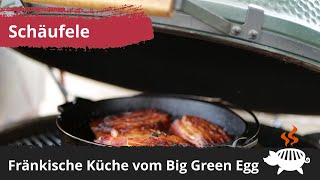 Schäufele vom Big Green Egg  Fränkische Küche  072 [upl. by Aiuhsoj]