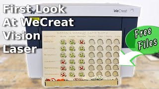 First Look at WeCreat Auto Lifting Laser Plus Making DIY Kids Chore Board  Free Files to Download [upl. by Irrac]