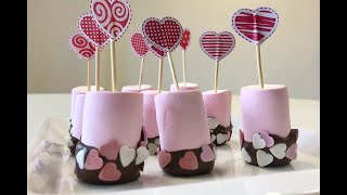 Marshmallow con cioccolato i dolci di San Valentino semplici e senza glutine [upl. by Michaud]