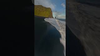 Reynisfjara Beach Iceland FPV footage [upl. by Anihsit450]