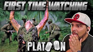 WAR IS HELL Platoon 1986 FIRST TIME WATCHING MOVIE REACTION This is HARD To WATCH [upl. by Joann722]