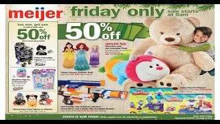 meijer weekly ads preview 1127 to 123 2016 [upl. by Lenra743]