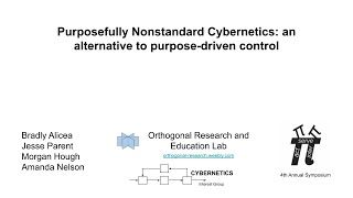 Purposefully Nonstandard Cybernetics an alternative to purposedriven control [upl. by Sybila]