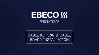 Cable Kit 500 amp Cable Board installation Se [upl. by Aelahs]