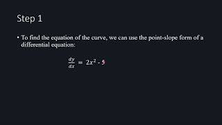 Equation of a curve [upl. by Kifar344]