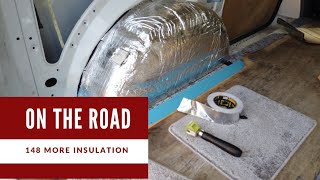 Insulating Campervan Wheel Arches amp Quick Chat [upl. by Jezabel]