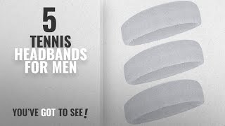 Top 10 Tennis Headbands For Men 2018 Willbond 3 Pack Sports Headband Sweatband for Men and [upl. by Jacky]