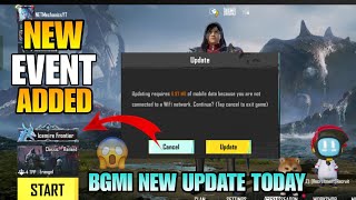 BGMI UPDATE TODAY 😱 35 UPDATE NEW EVENT ADDED IN BGMI  BGMI 35 UPDATE RELEASE DATE [upl. by Marrilee]