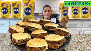 Arepas con carne mechada [upl. by Auguste530]