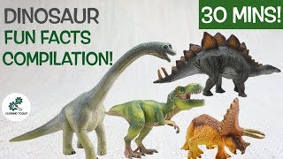 Learn about DINOSAURS  Fun amp Educational Compilation  Jurassic World Dominion Dinosaur Facts [upl. by Abagael204]