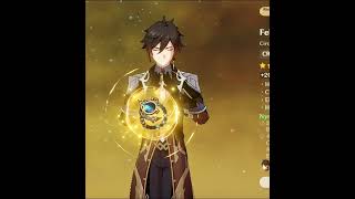 Envisaged Echoes Zhongli Stats  Genshin Impact f2p genshin genshinimpact zhongli [upl. by Eicyal]