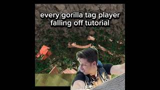 every gorilla tag player falling off tutorial gorillatag oculusmeta computerloop googlevr [upl. by Anelim659]