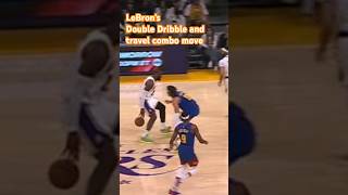 LeBron Double Dribbles then Travels in one play in front of the refs [upl. by Nire]