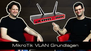 MikroTik Tutorial 16 VLAN Grundlagen deutsch [upl. by Alsi43]