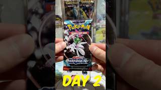 Day 2  Opening Paradox Rift everyday until I pull Groupon pokemon pokemoncards paradoxrift [upl. by Tillford]