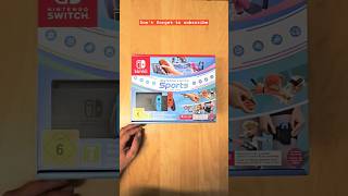 UNBOXING NINTENDO SWITCH SPORTS EDITION unboxing nintendoswitch nintendo [upl. by Berners648]