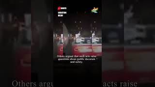 Video of woman dancing in convertible car in Delhi goes viral Hindustani Reporter [upl. by Lede]