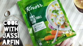 Knorr Mixed Vegetable Soup RecipeKnorr SoupKnorr vegetable Soup  In Just 3 Simple Steps [upl. by Lisle283]