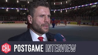 Postgame interviews Dynamo Pardubice  Ilves Tampere [upl. by Anom]