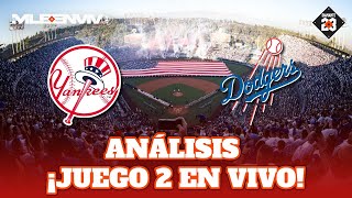 ANÁLISIS YANKEES vs DODGERS  JUEGO 2 SERIE MUNDIAL 2024  ANTESALA DESDE LOS ANGELES  DIAMANTE 23 [upl. by Yebot]