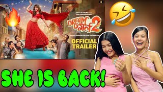 DREAM GIRL 2 OFFICIAL TRAILER Reaction dreamgirl2 ayushmankhurana ananyapandey trending yt [upl. by Falo]