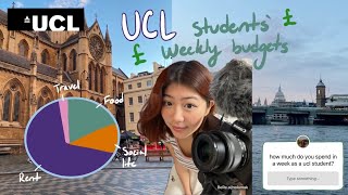 How much UCL students spend in a week [upl. by Agripina]